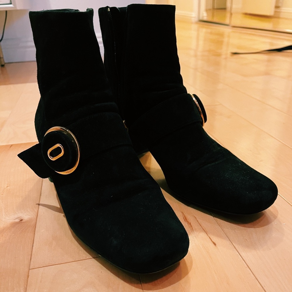 Black Prada Boots - size 10